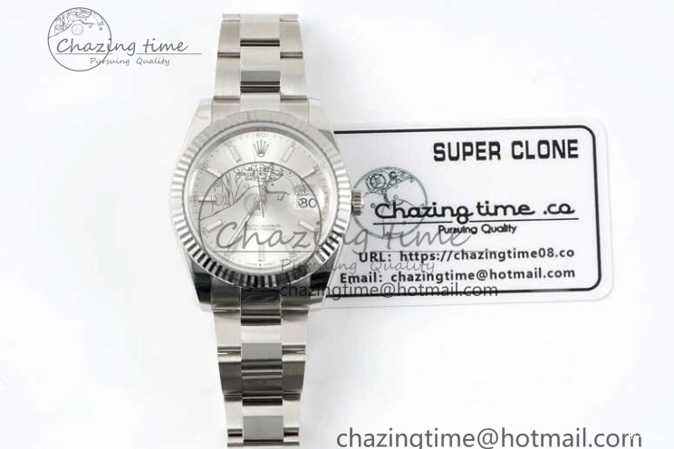 MiroTime 0113 DateJust 41 126334 Clean 1:1 Best Edition 904L Steel Silver Stick Dial on Oyster Bracelet VR Modern 2434